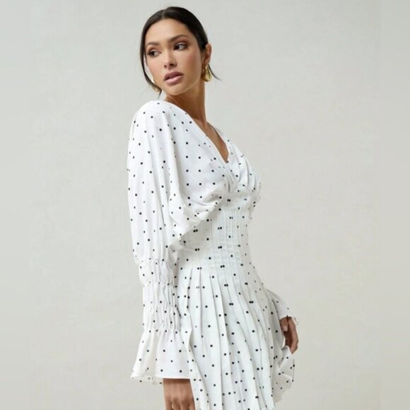 Rouge! Dresses & Skirts - Elegant Polka Dot Mini Dress – Perfect for Every Occasion! 🔥🔥💗✨✨